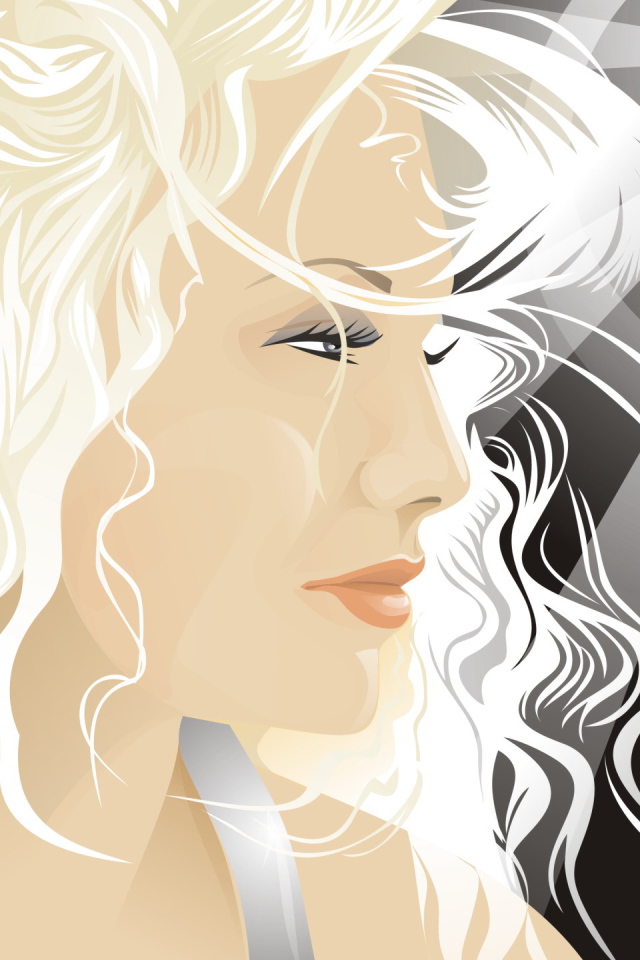 Блондинка в лучах солнца