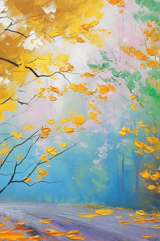 Осенний пейзаж, картина Грэма Геркена