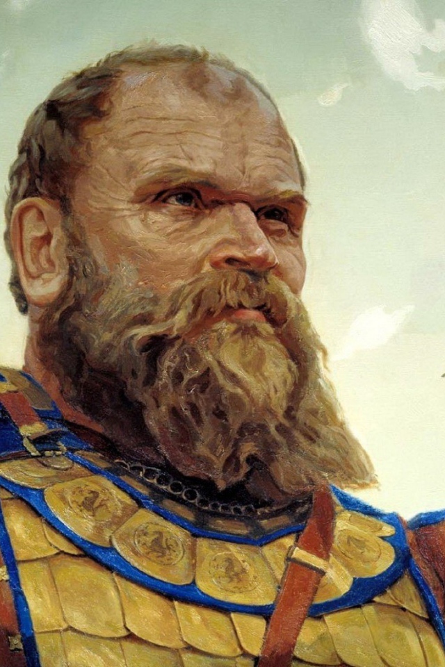 Картина Герой Куликовской битвы