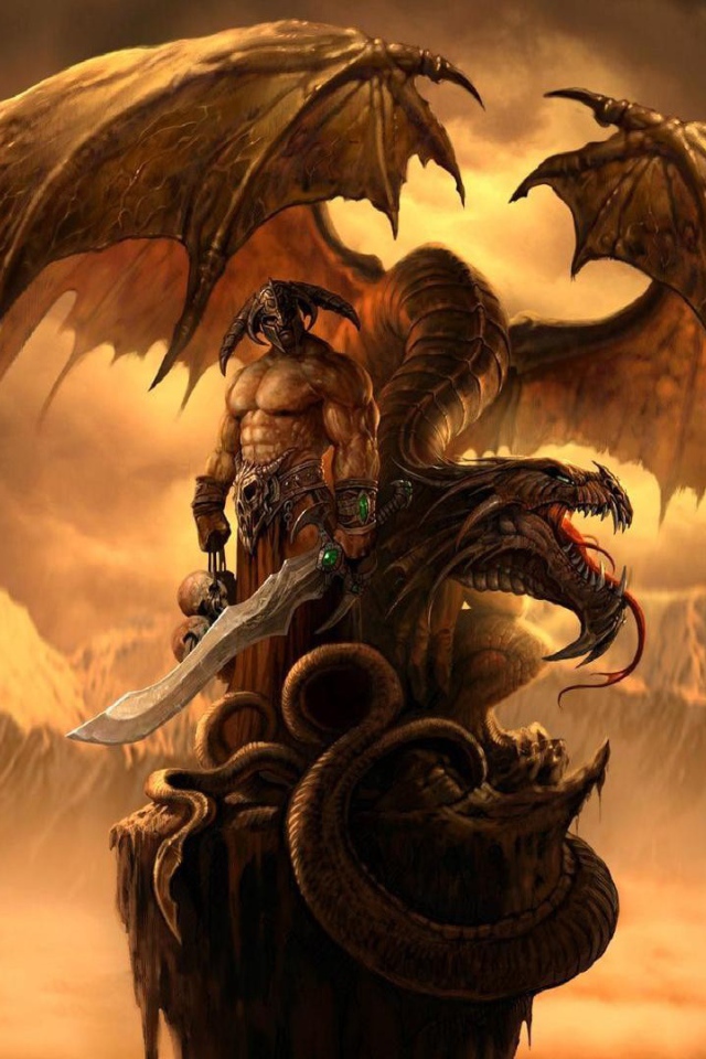 Воин с драконом на страже