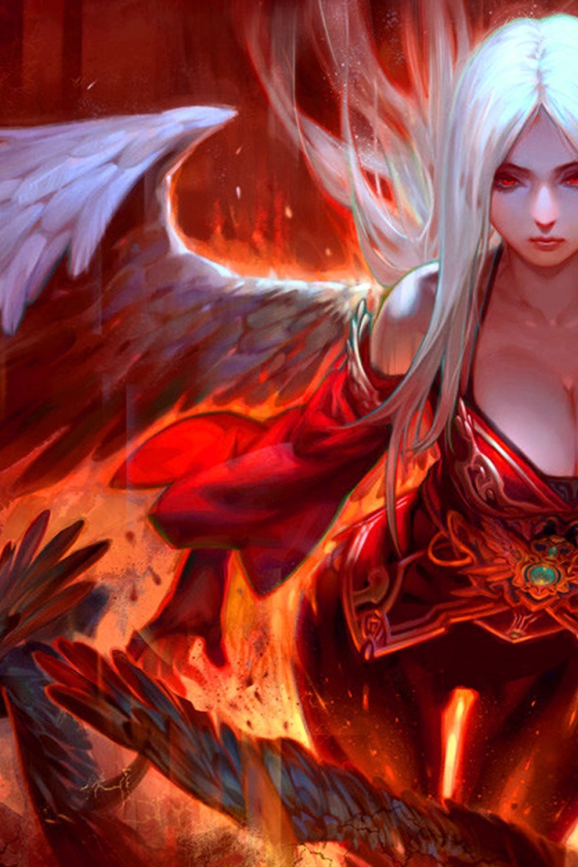 Ангел в красной одежде