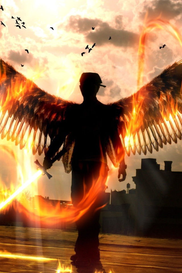 Ангел мести с горящим мечом