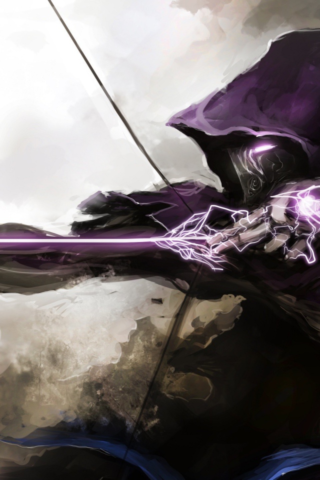 Лучник из Мстителей, фэнтези арт