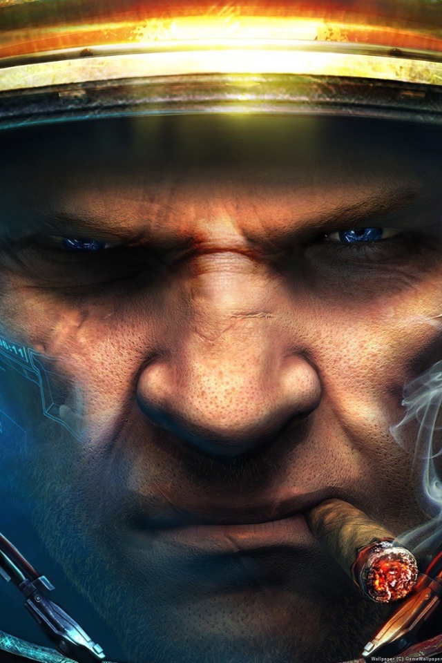 Космонавт с сигарой в зубах