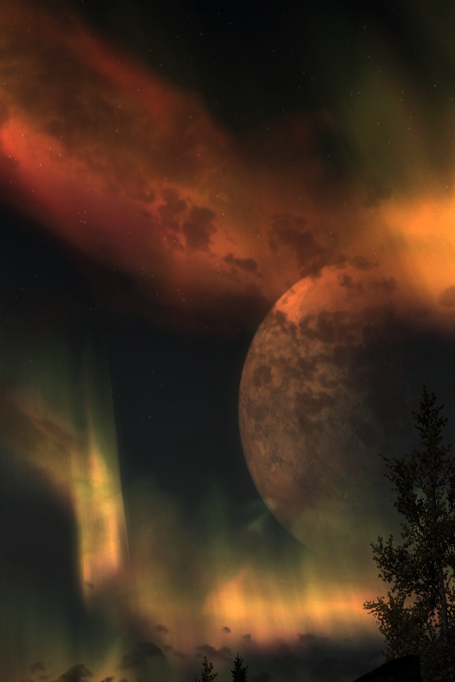 Полярное сияние в чужом небе