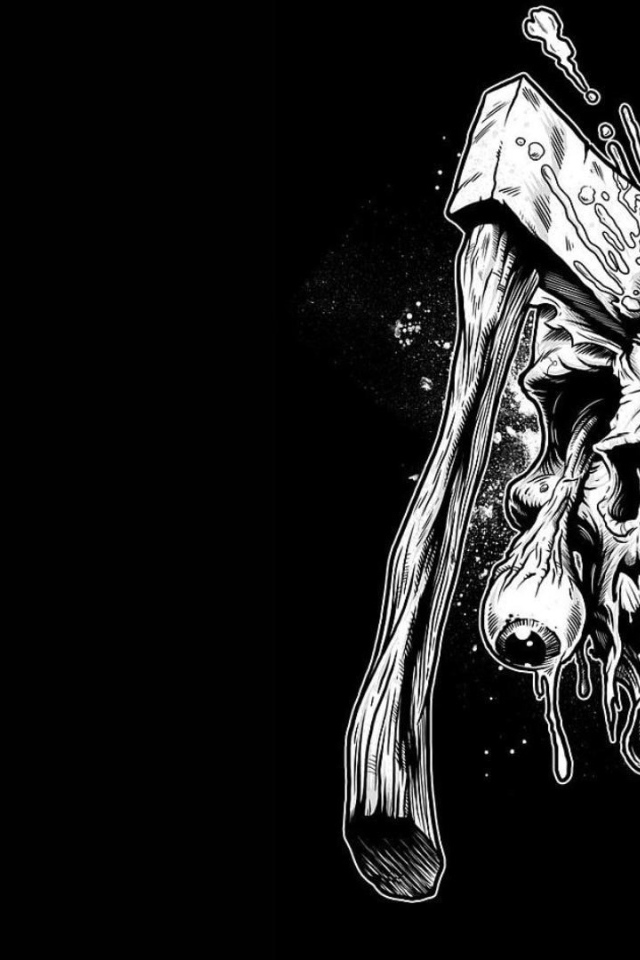 Топор раскроил череп