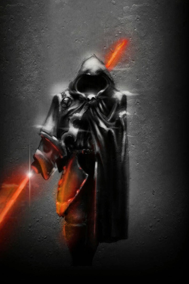 Черная смерть с огненным мечем