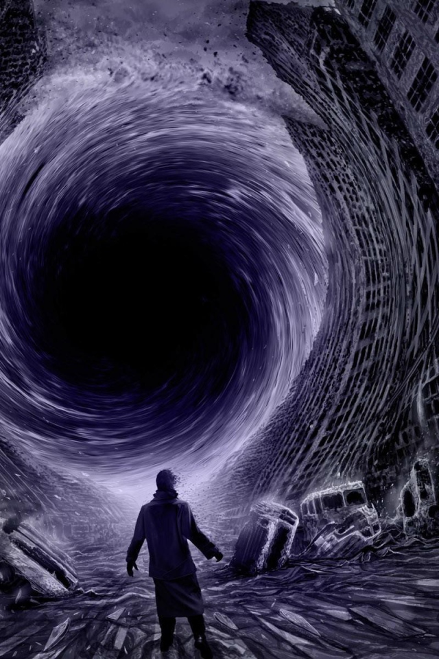 Черная дыра поглощает наш город