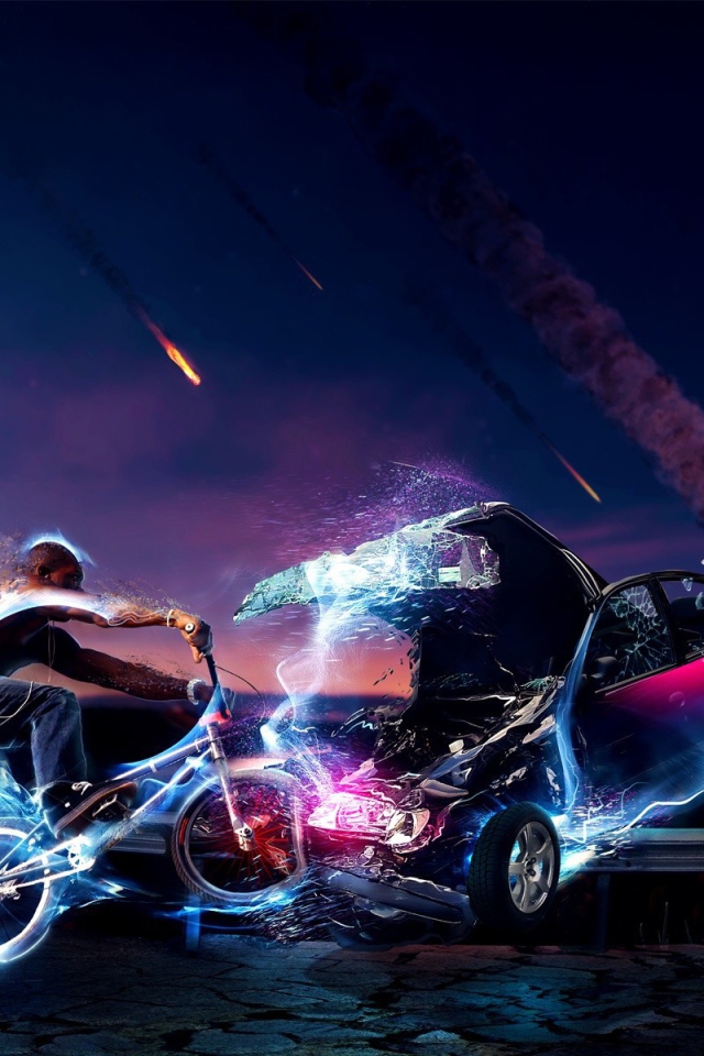 Столкновение во время метеоритного дождя