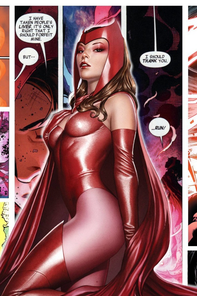 Героиня комиксов Алая ведьма