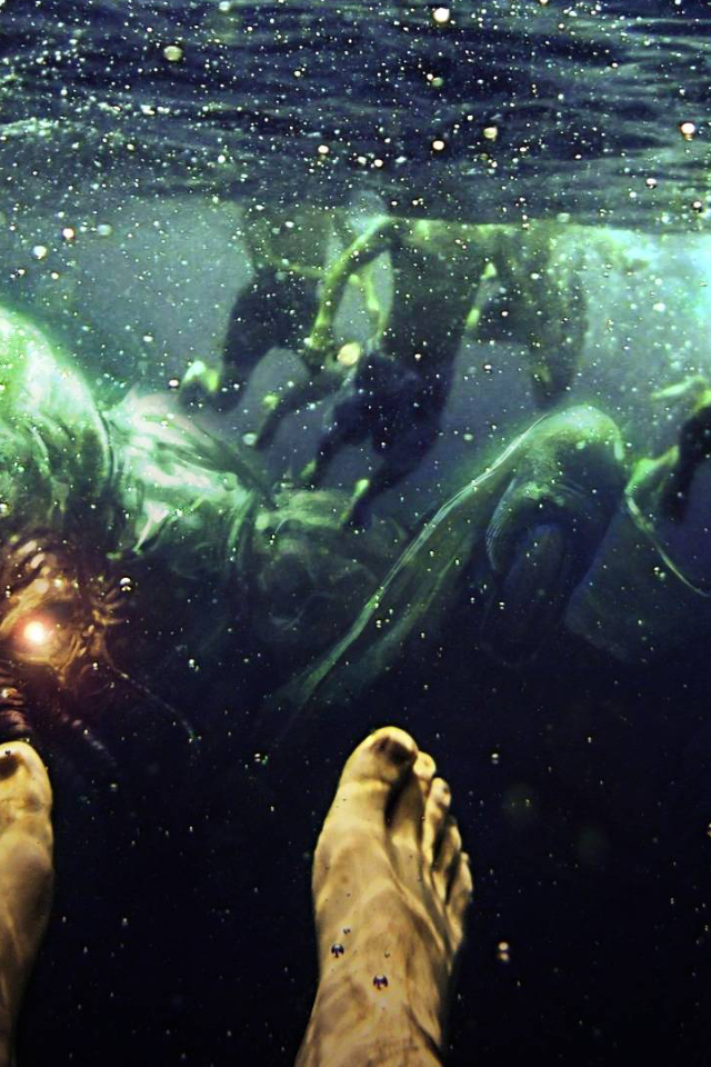 Ктулху нападает на подводного пловца