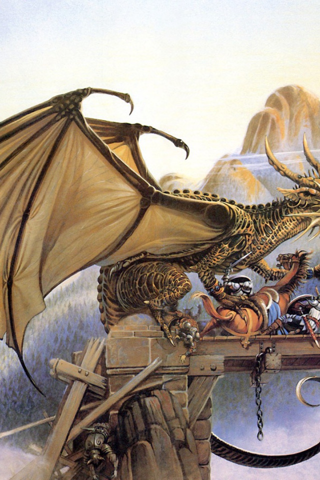 Дракон у ворот крепости