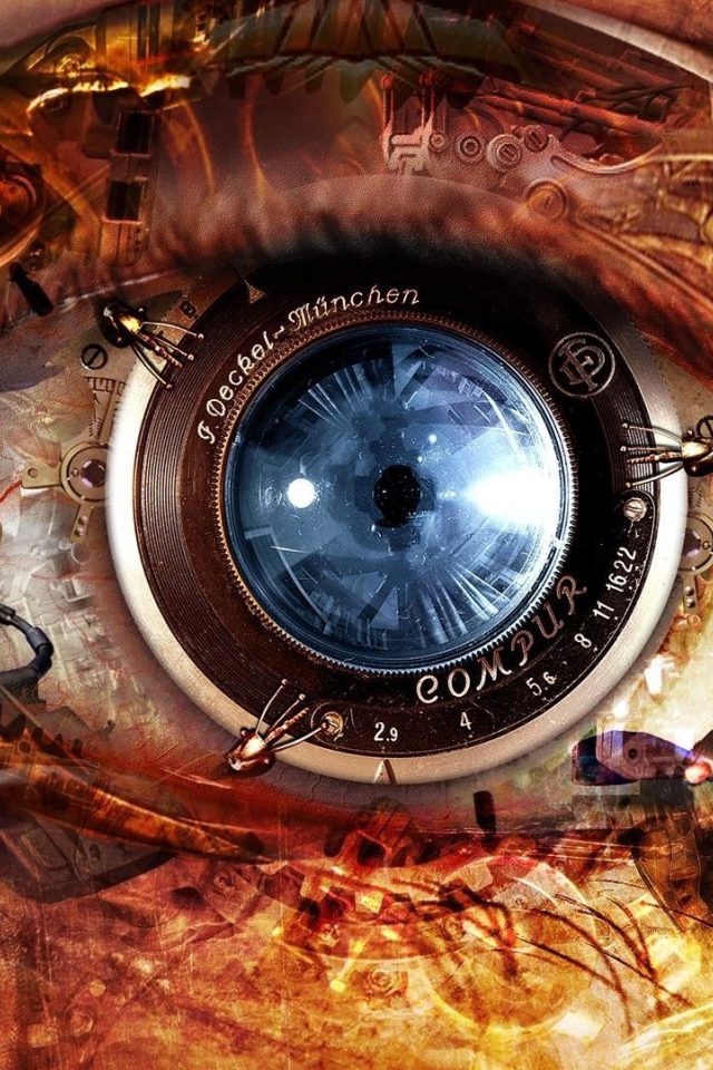 Глаз робота андроида