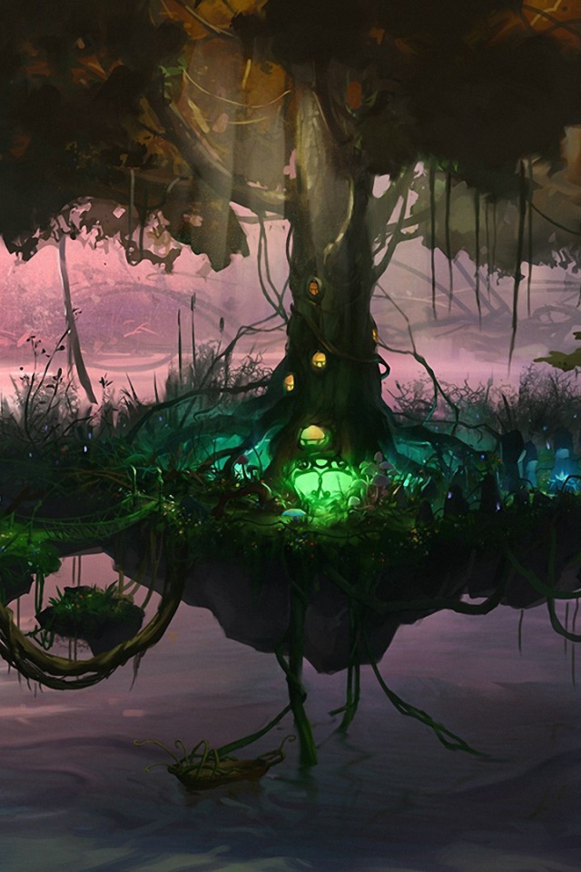 Сказочное летающее дерево