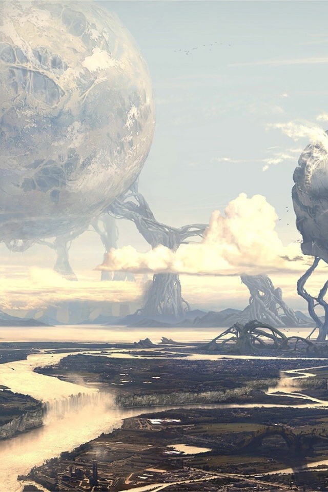 Фантастические деревья в чужом мире