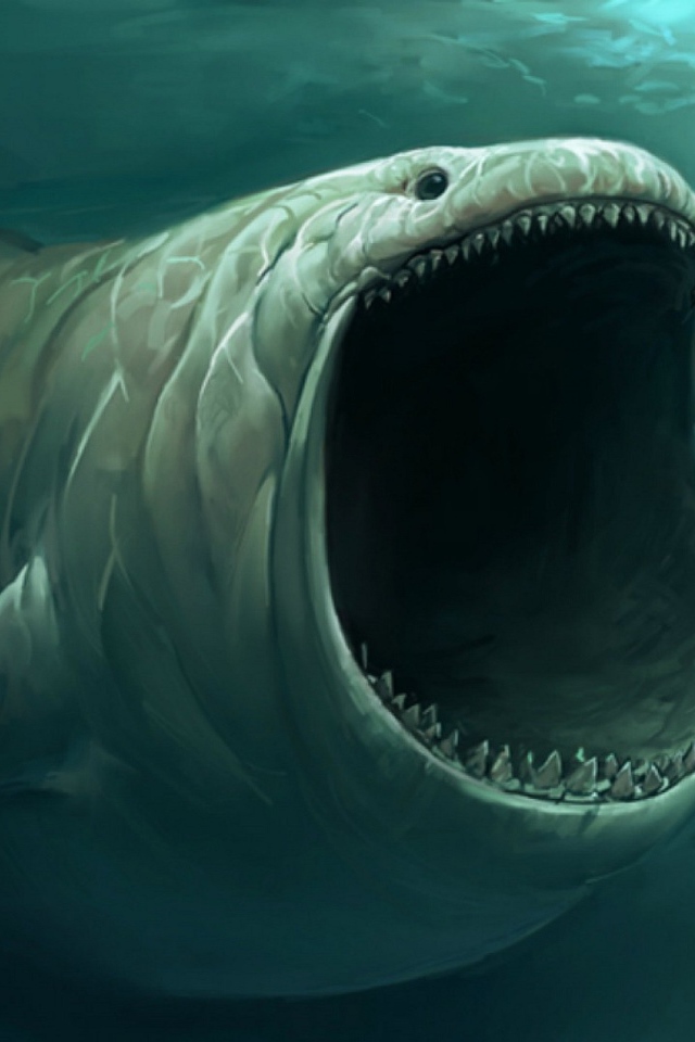 Фантастический подводный монстр