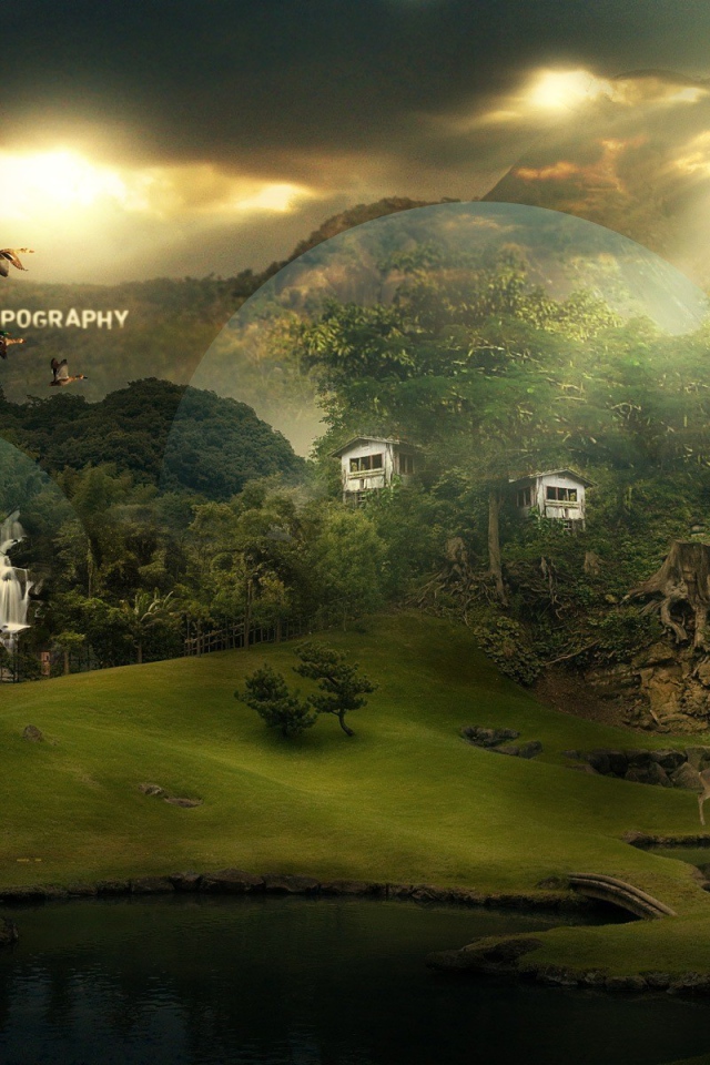 Силовые поля создают безопасность дома