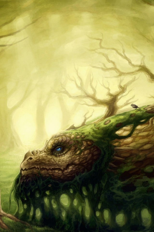 Лесная фея играет на свирели