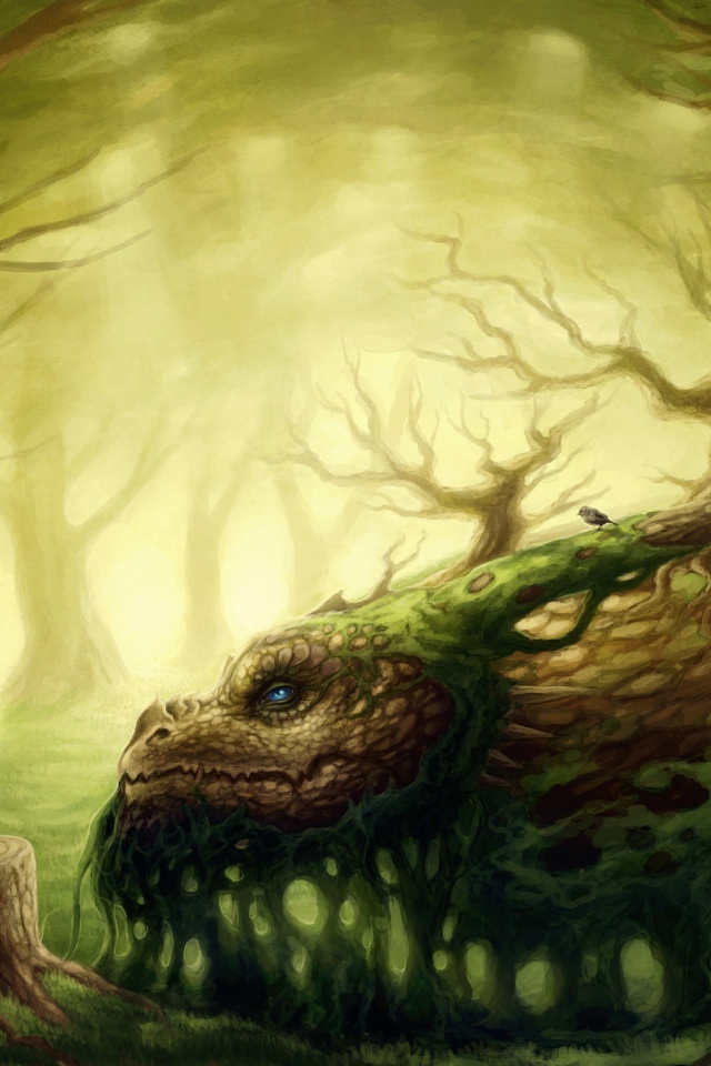 Лесная фея играет на флейте