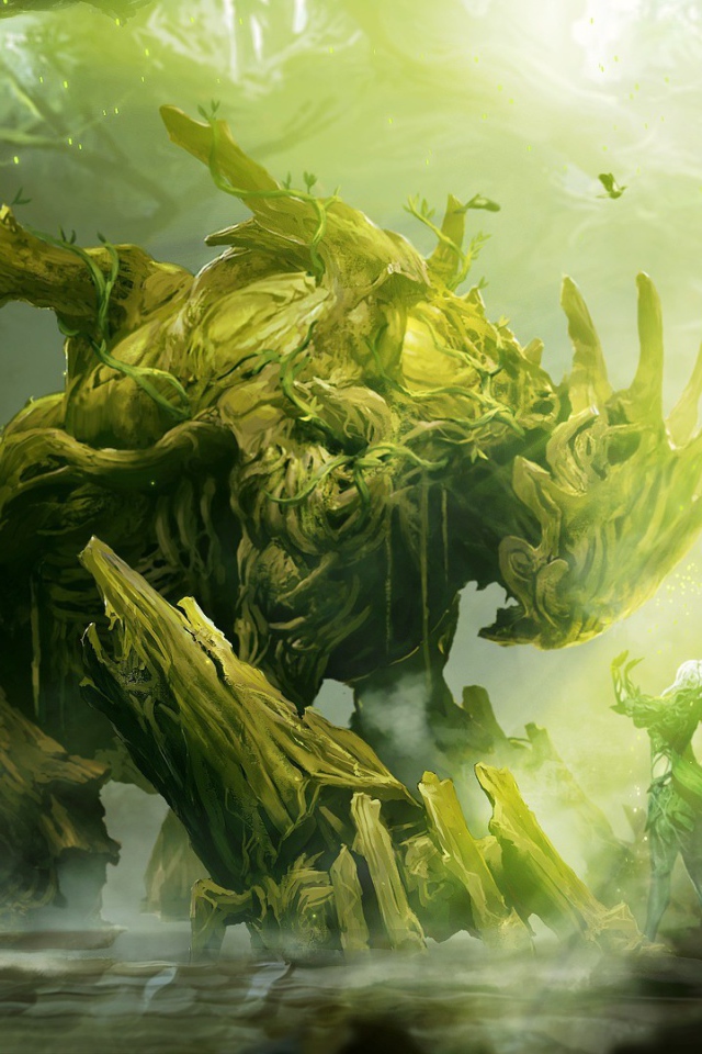 Бесформенное лесное чудище