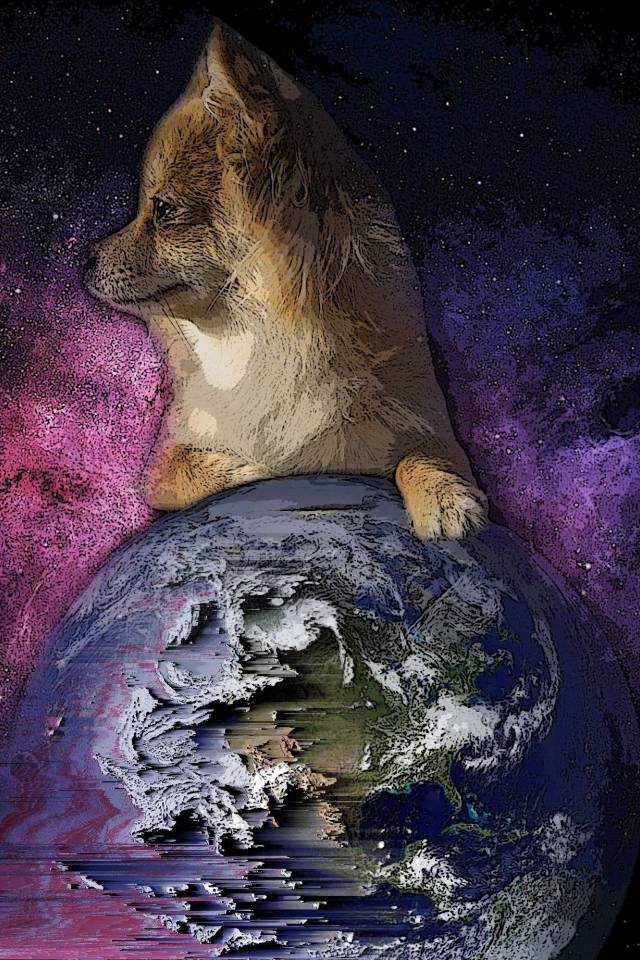 Лиса положила лапку на Землю