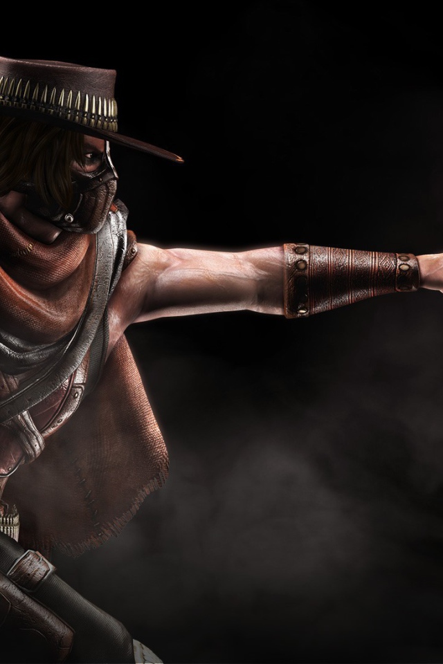 Гангстер в черной шляпе