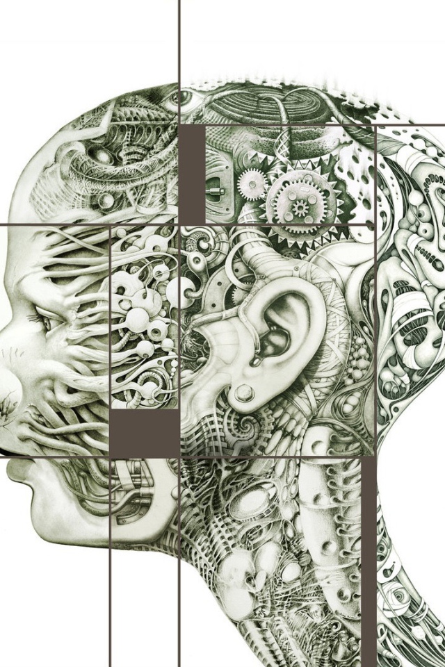 Шестеренки в голове человека