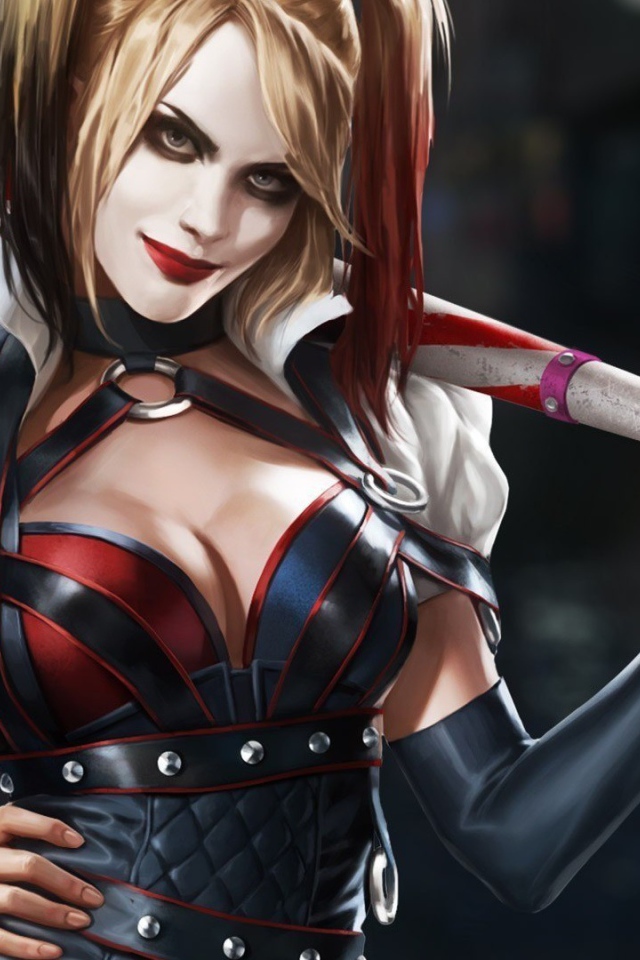 Девушка из комикса Харли Квинн