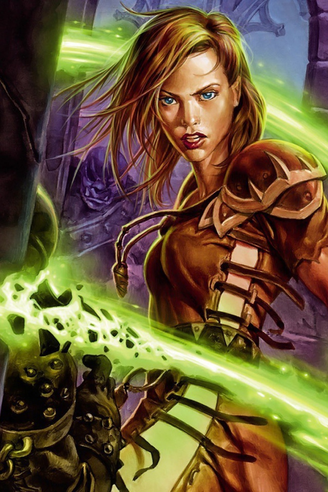 Девушка воин маг