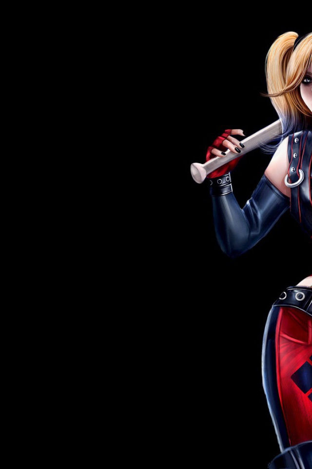 Девушка с битой Харли Квинн