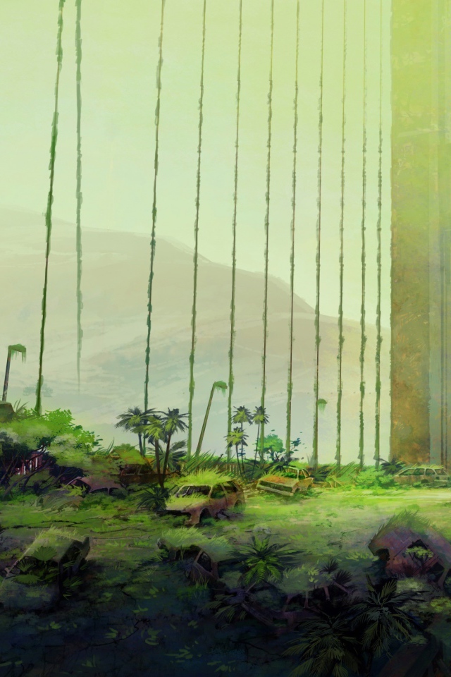 Поросший травой Бруклинский мост