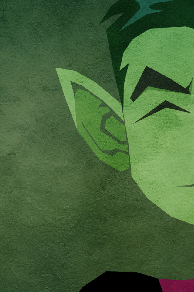 Зеленый персонаж комикса Юные Титаны