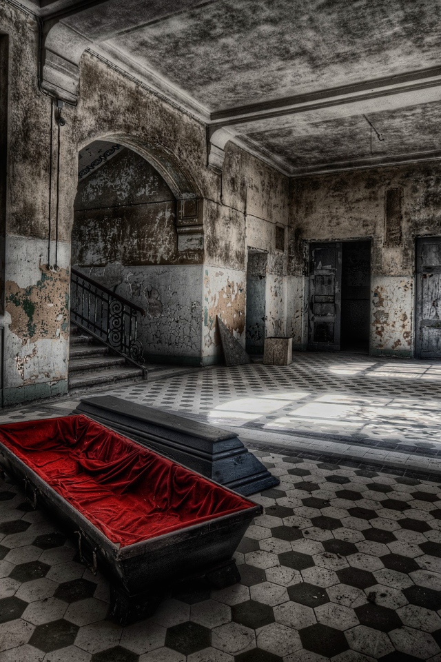 Жилье мертвого Дракулы, фото HDR