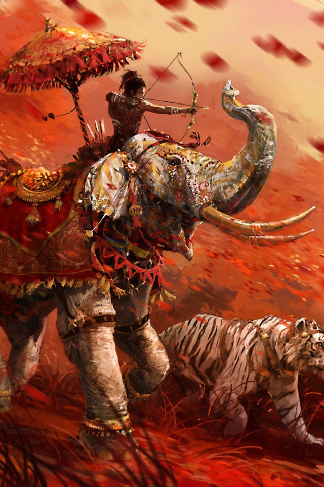 Индийский боевой слон