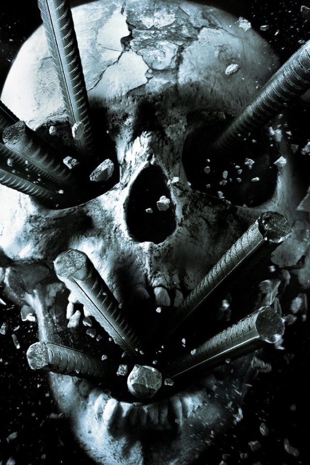 Железные прутья в черепе