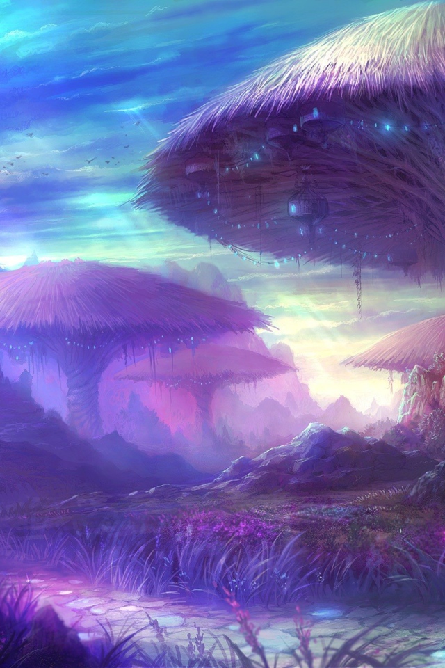 Большие фантастические грибы