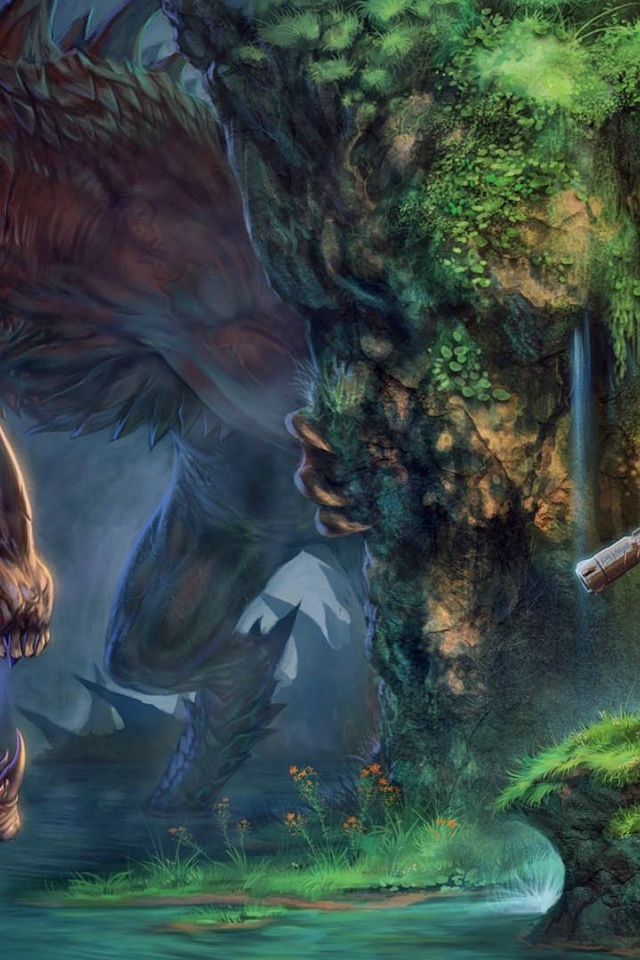 Красная шапочка встретила в лесу дракона