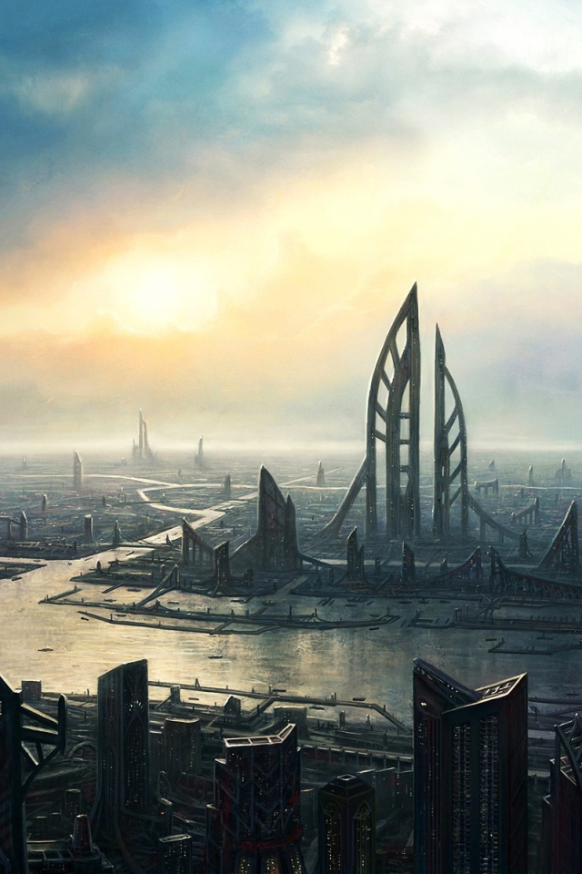 Мегаполис в будущем