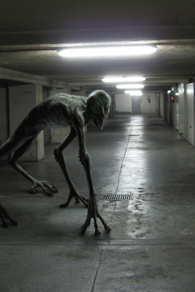 Монстр на подземной парковке