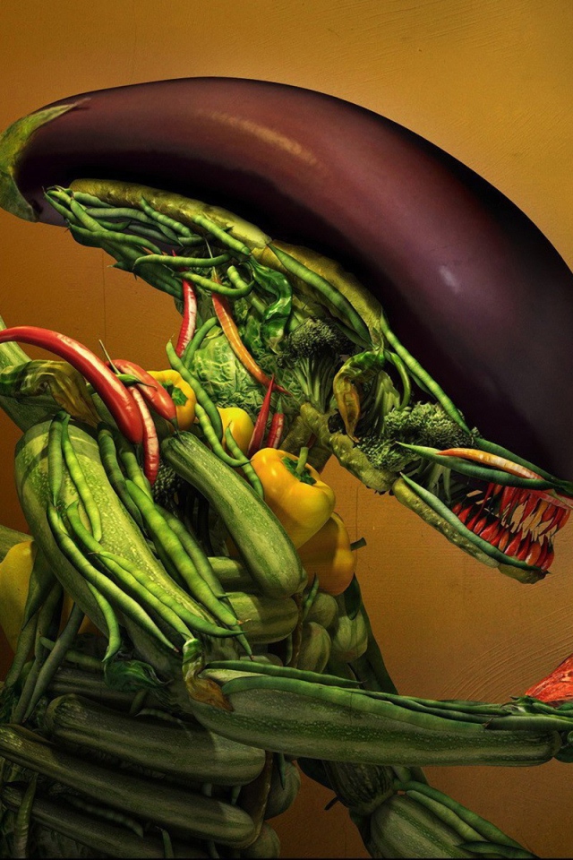 Монстр из овощей