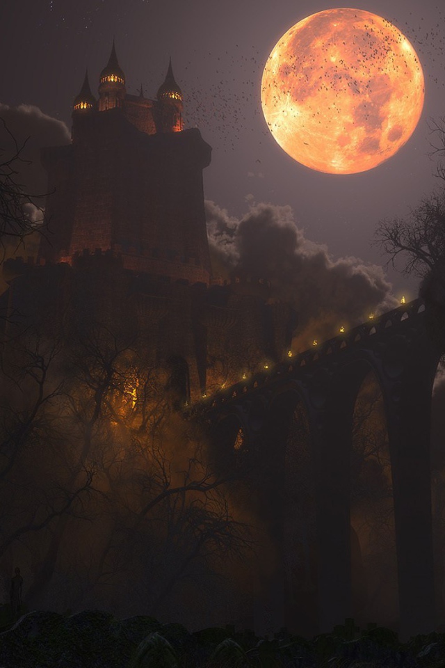 Луна над замком Дракулы