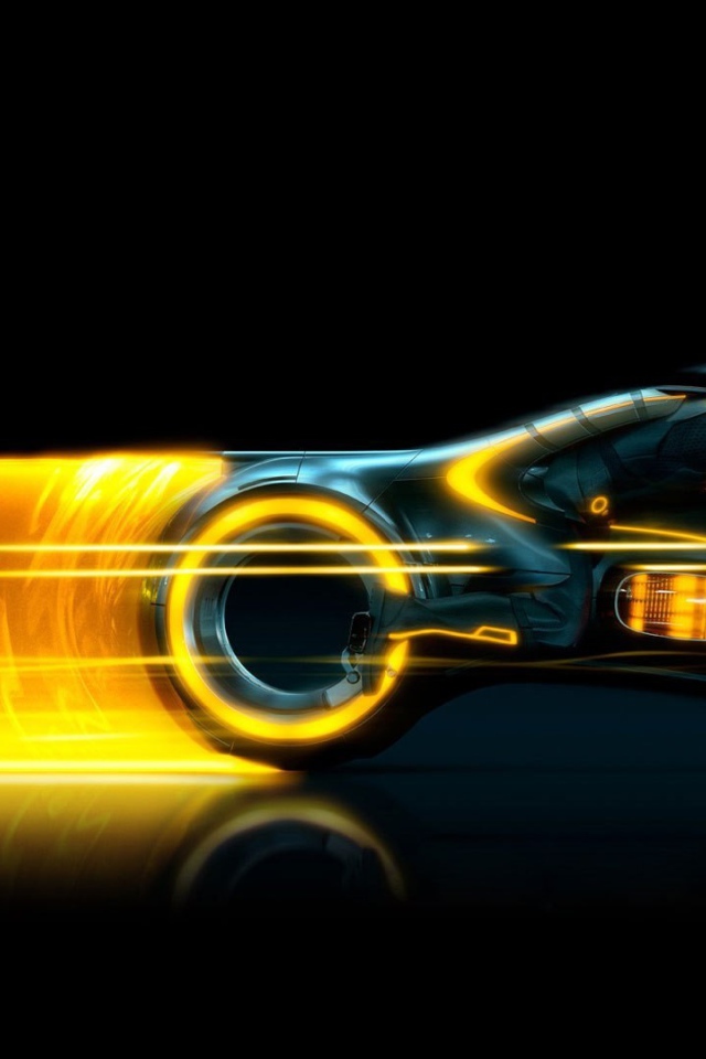 Мотоцикл Трон оранжевый