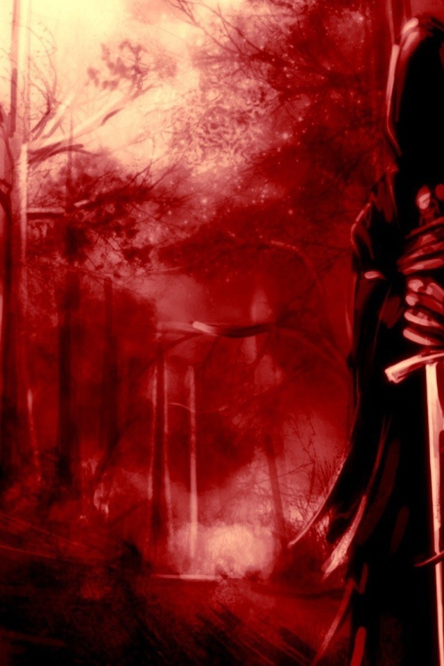 Назгул в красном лесу, Властелин колец