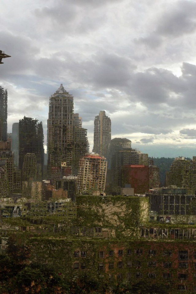 Поросшие зеленью руины Сиэтла