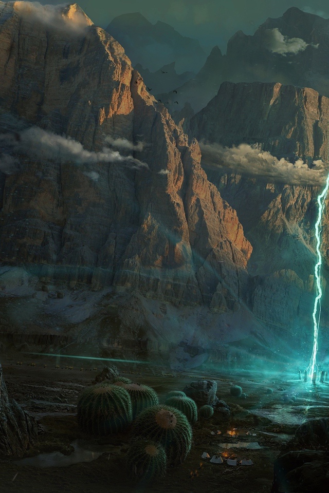 Планета молний и кактусов