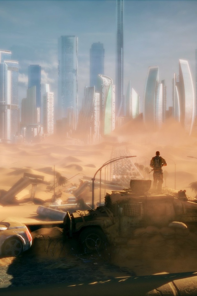 Постапокалиптический пейзаж