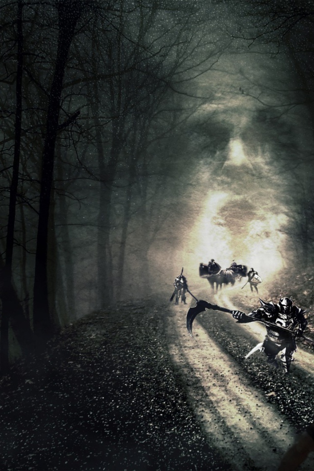 Дорога смерти в темном лесу