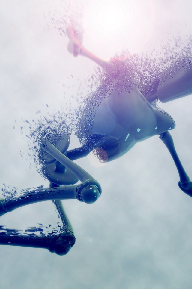 Робот упал в воду