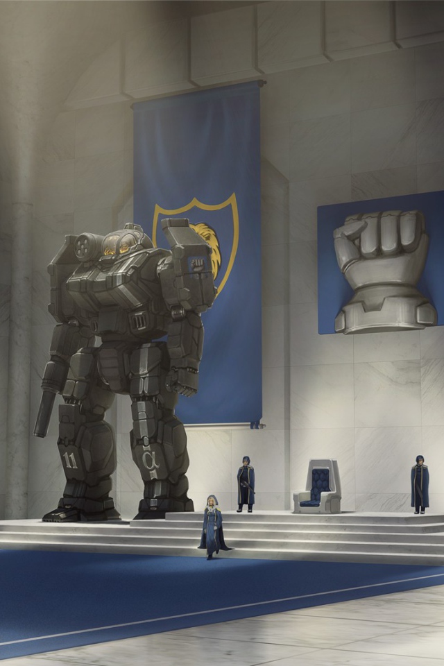 Роботы охраняют трон