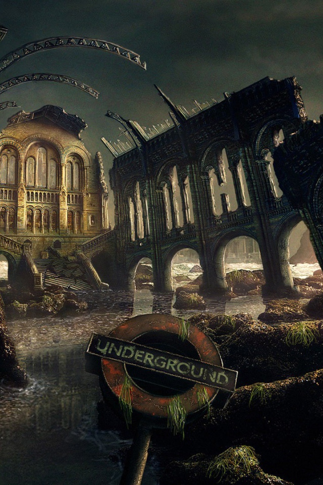 Руины на дне Темзы